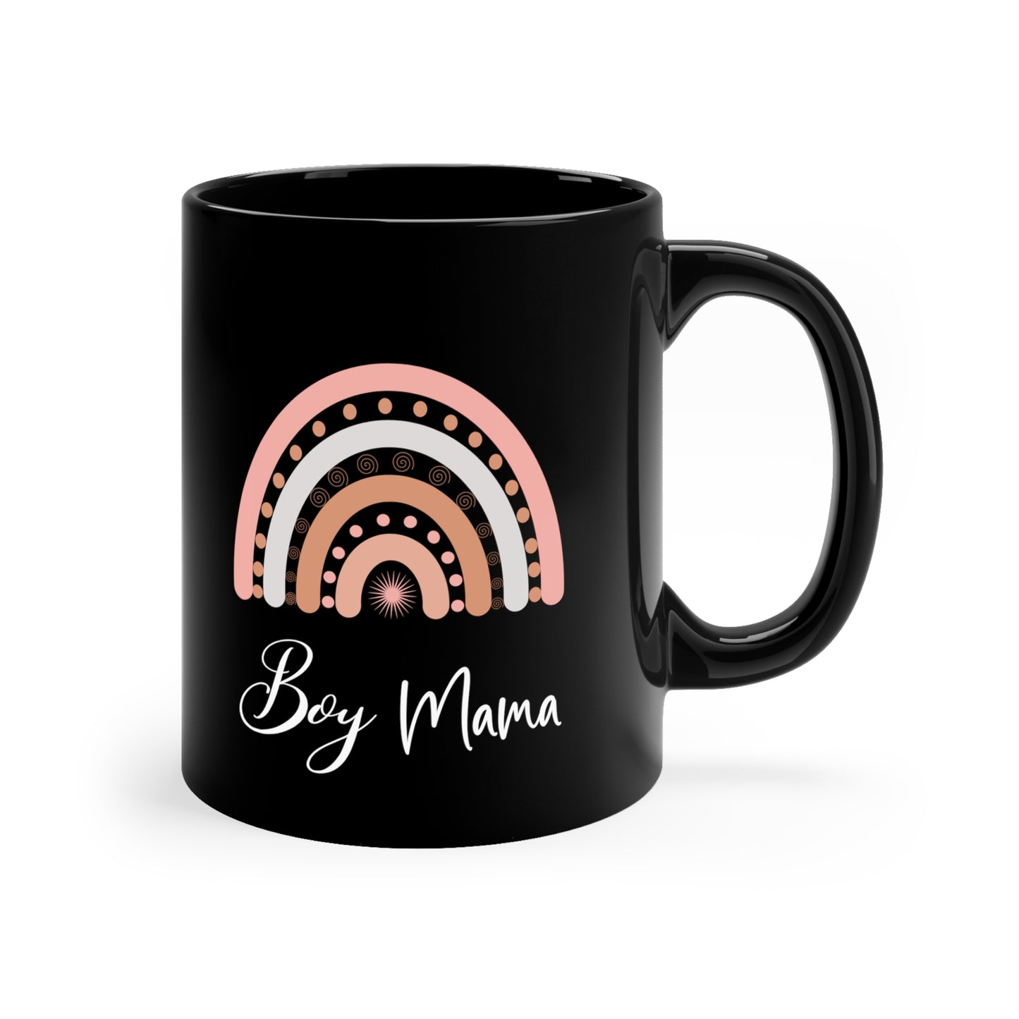 Boy mama Black Mug 11oz