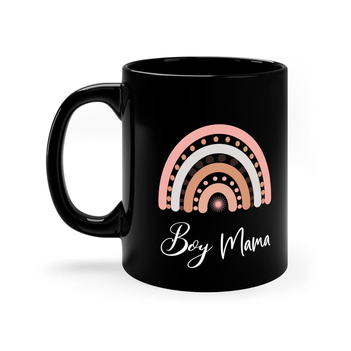Boy mama Black Mug 11oz