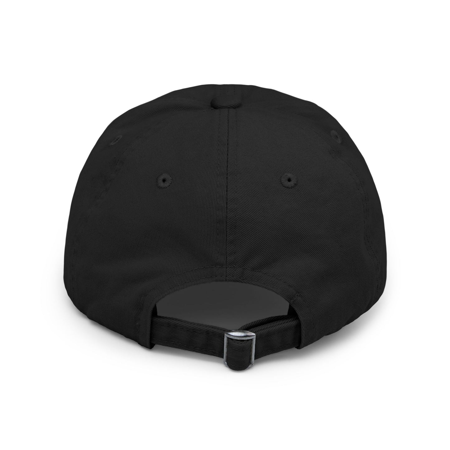 Retro 85 Distressed Black Baseball Dad Hat