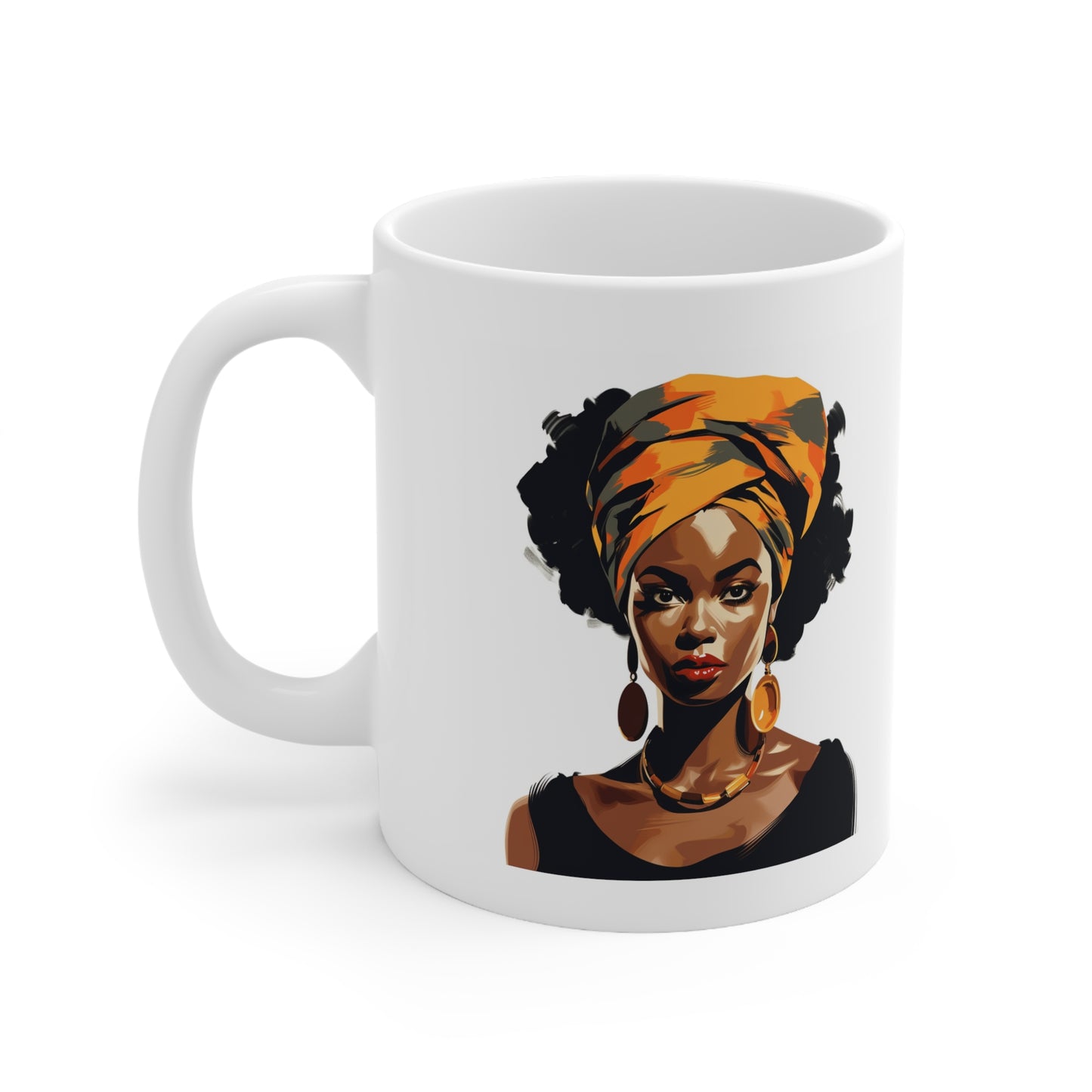 African women white Mug 11oz