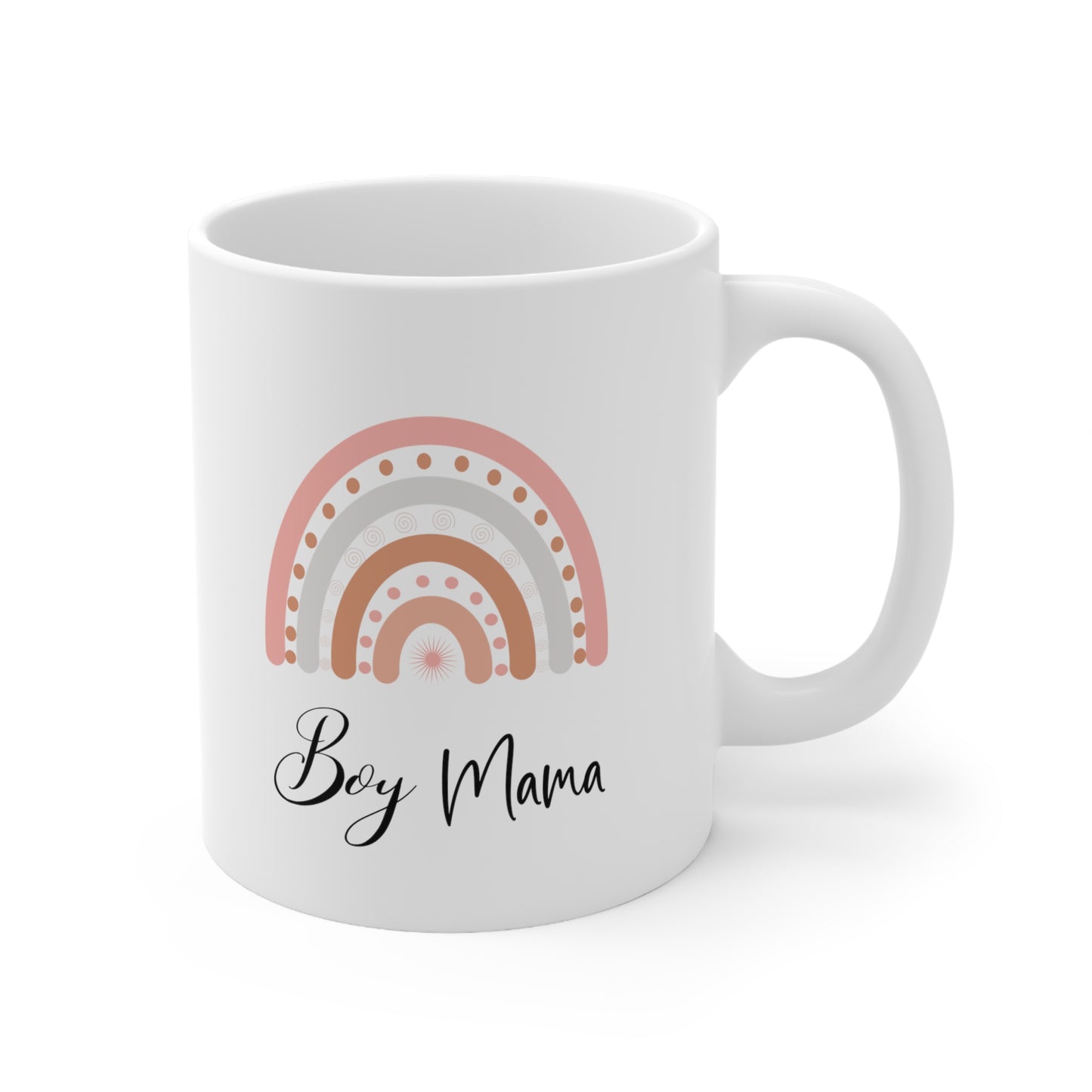 Boy mama white Mug 11oz