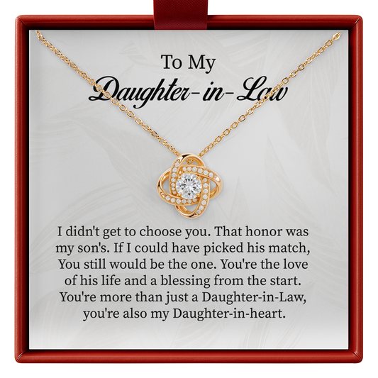 Daughter-in-Heart Gift from Mother-in-Law for Wedding, Birthday & Christmas