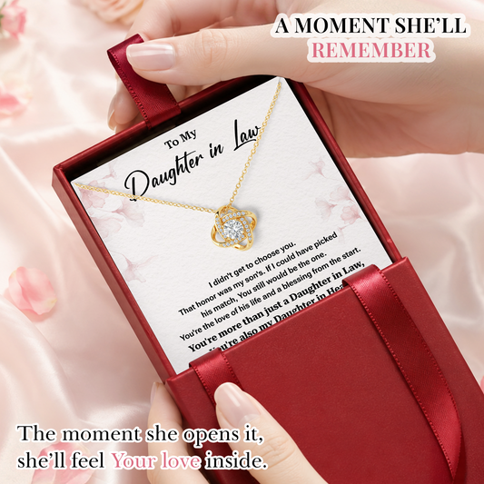Daughter in Law Necklace from Mother in Law Wedding Gift