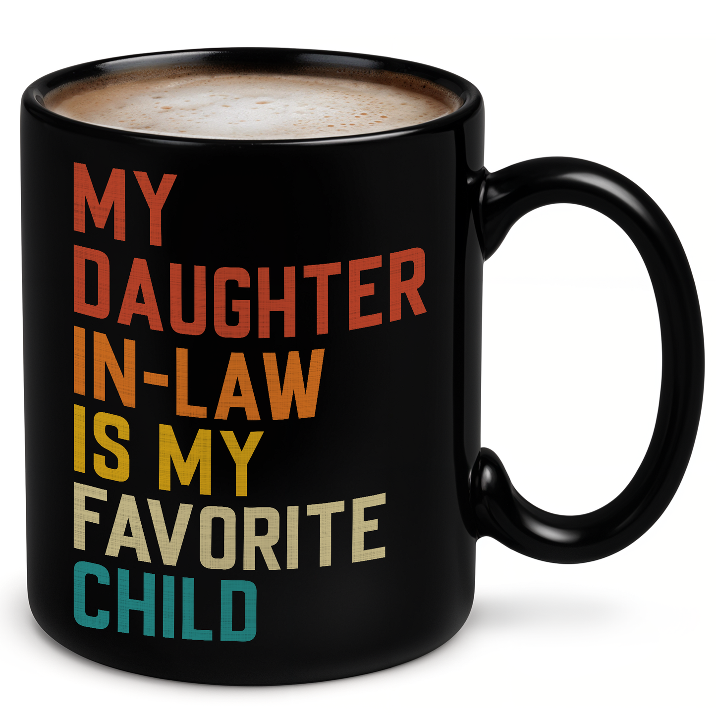 Funny Daughter-in-Law Gift Mug – Favorite Child Coffee Cup for In-Laws