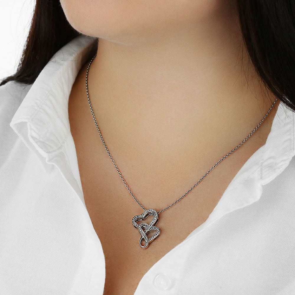 18th Birthday Infinity Hearts Necklace – Gift Boxed