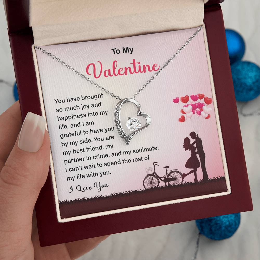 Valentine’s Heart Necklace Gift for Soulmate