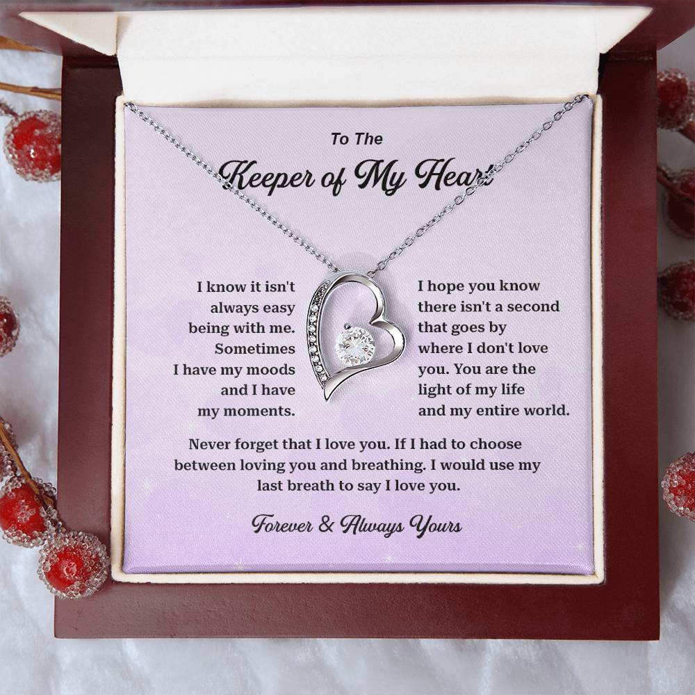 Romantic Gift for Her – Keeper of My Heart Box