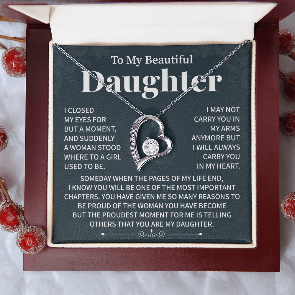 Sentimental Gift for Daughter from Parent with Message Card