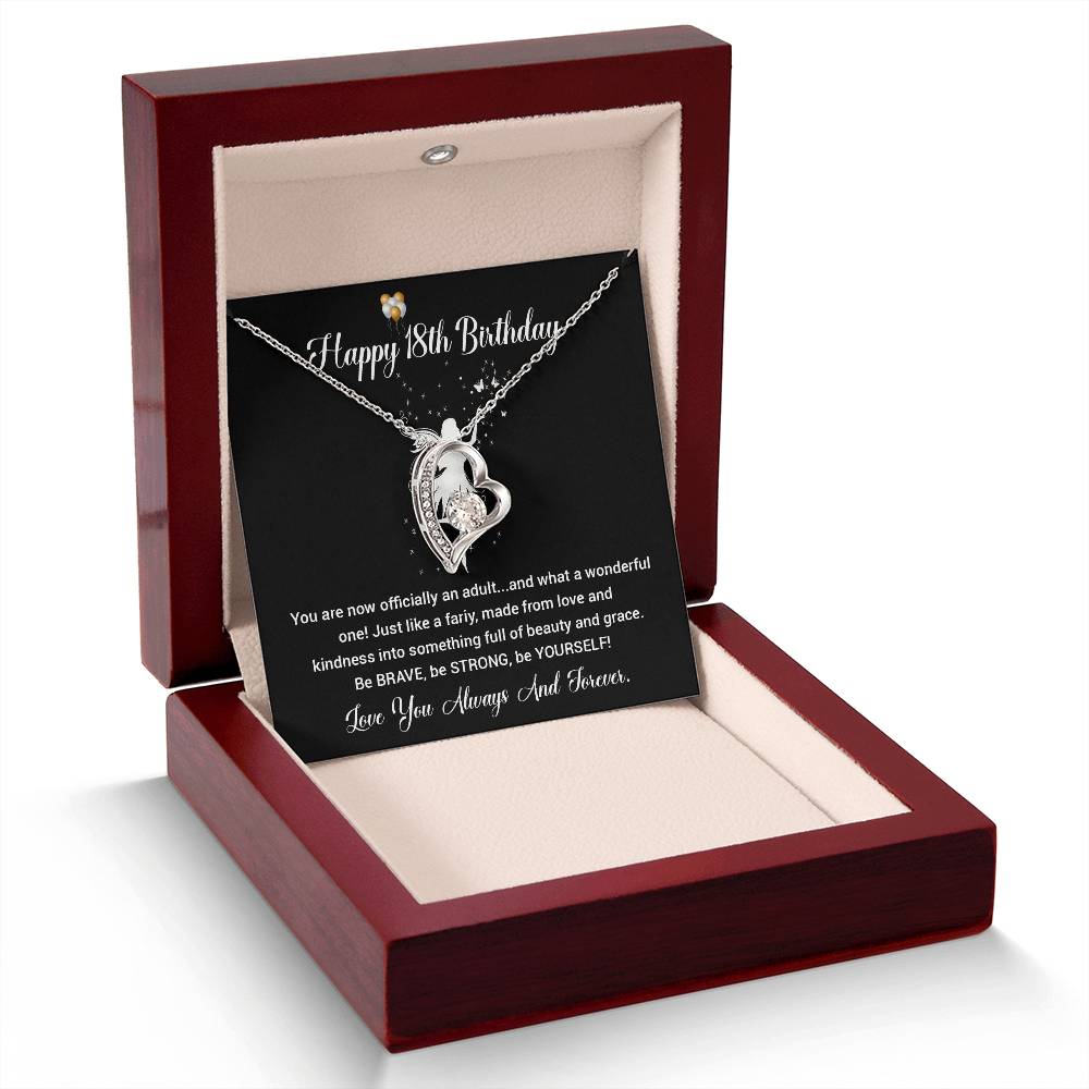 18th Birthday Necklace Gift for Girl – Fairy-Inspired Jewelry Box