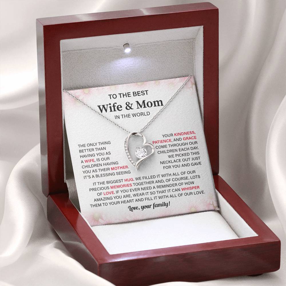 To The Best Wife & Mom In The World Fill It With All Of Our Love