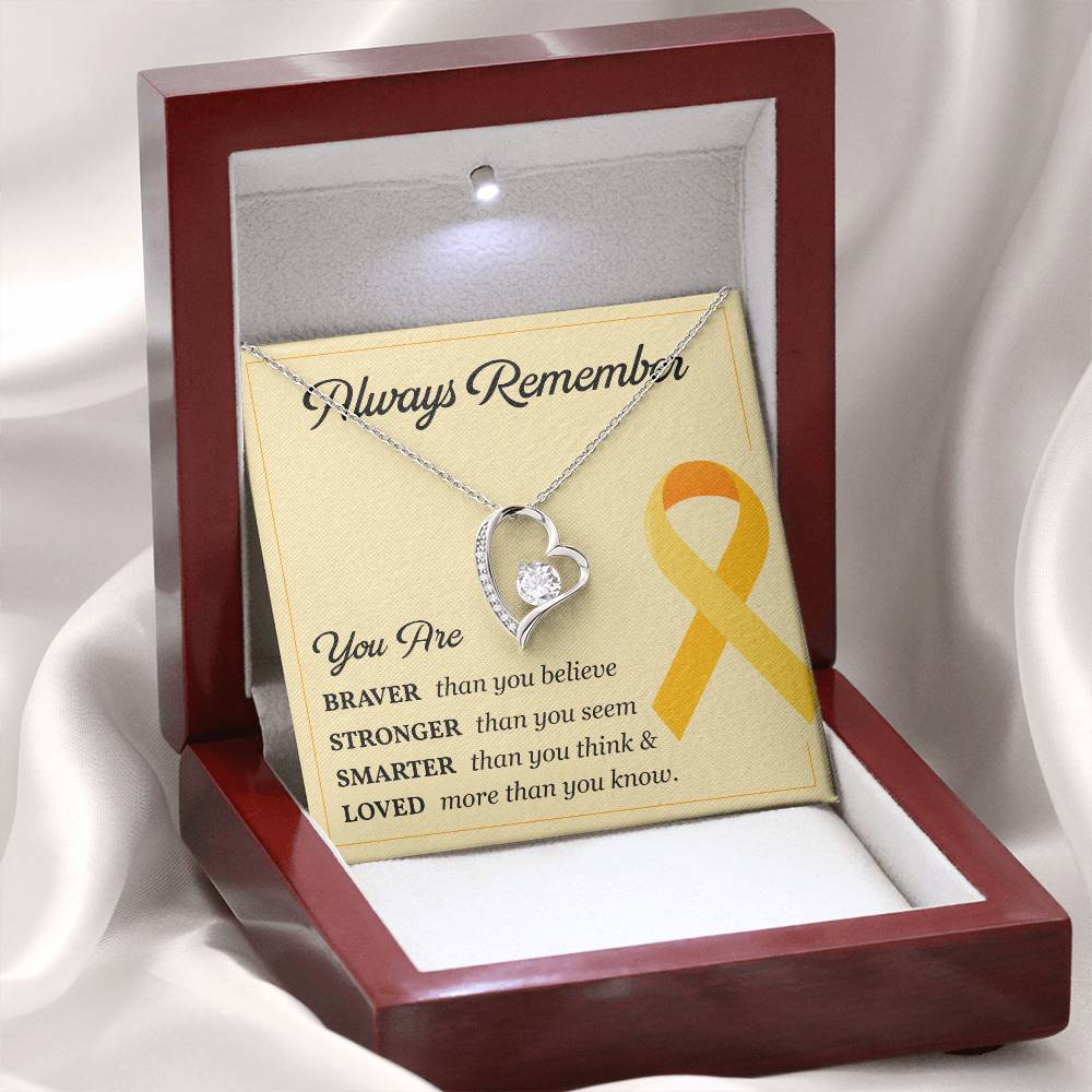 Childhood Cancer Gift for Her – Message Card Inside