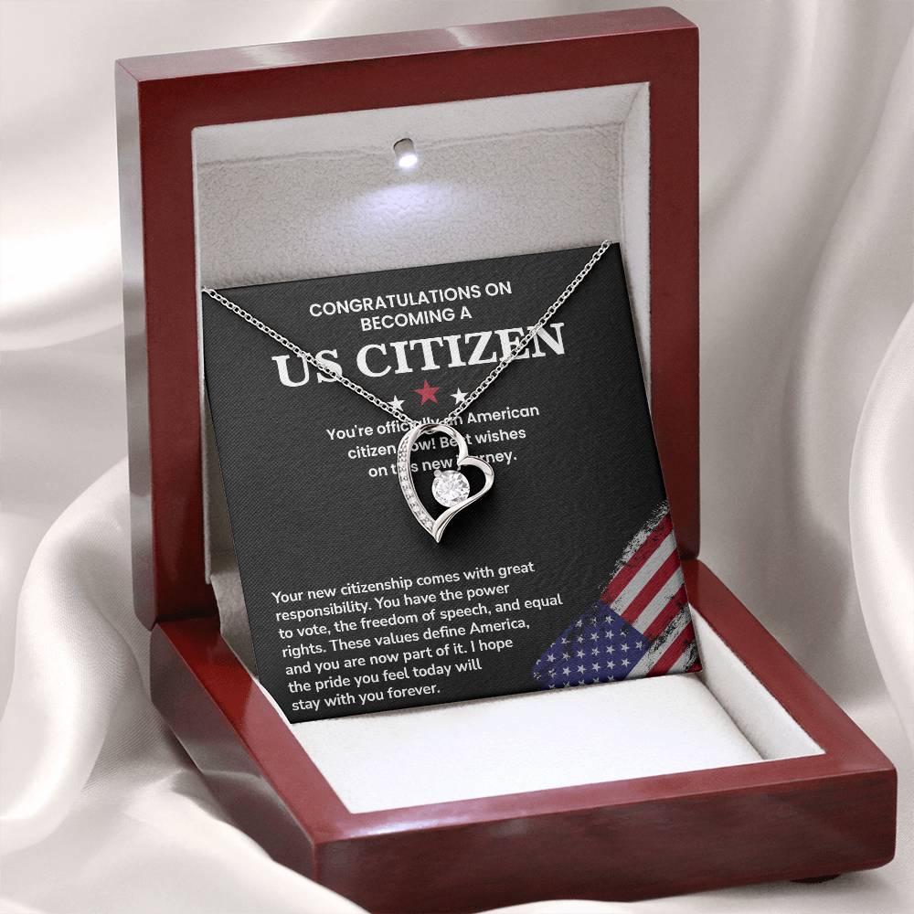 American Citizenship Gift for Her – Patriotic Card Box