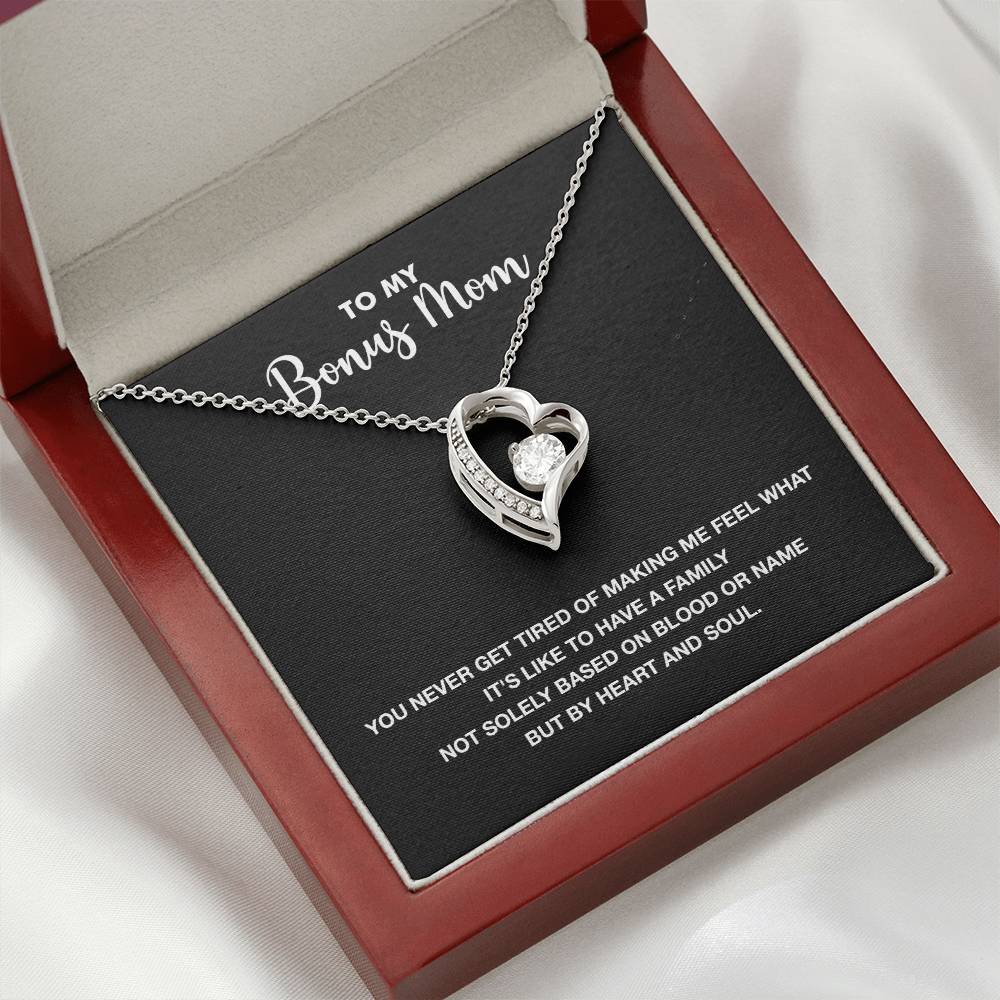 To My Bonus Mom Bonus Mom Necklace Gift Bonus Mom Appreciation Jewelry Meaningful Necklace For Bonus Mom Necklace From Daughter To Bonus Mom Special Bond Bonus Mom Jewelry Sentimental Gift For Bonus Mom Bonus Mom Special Occasion Necklace