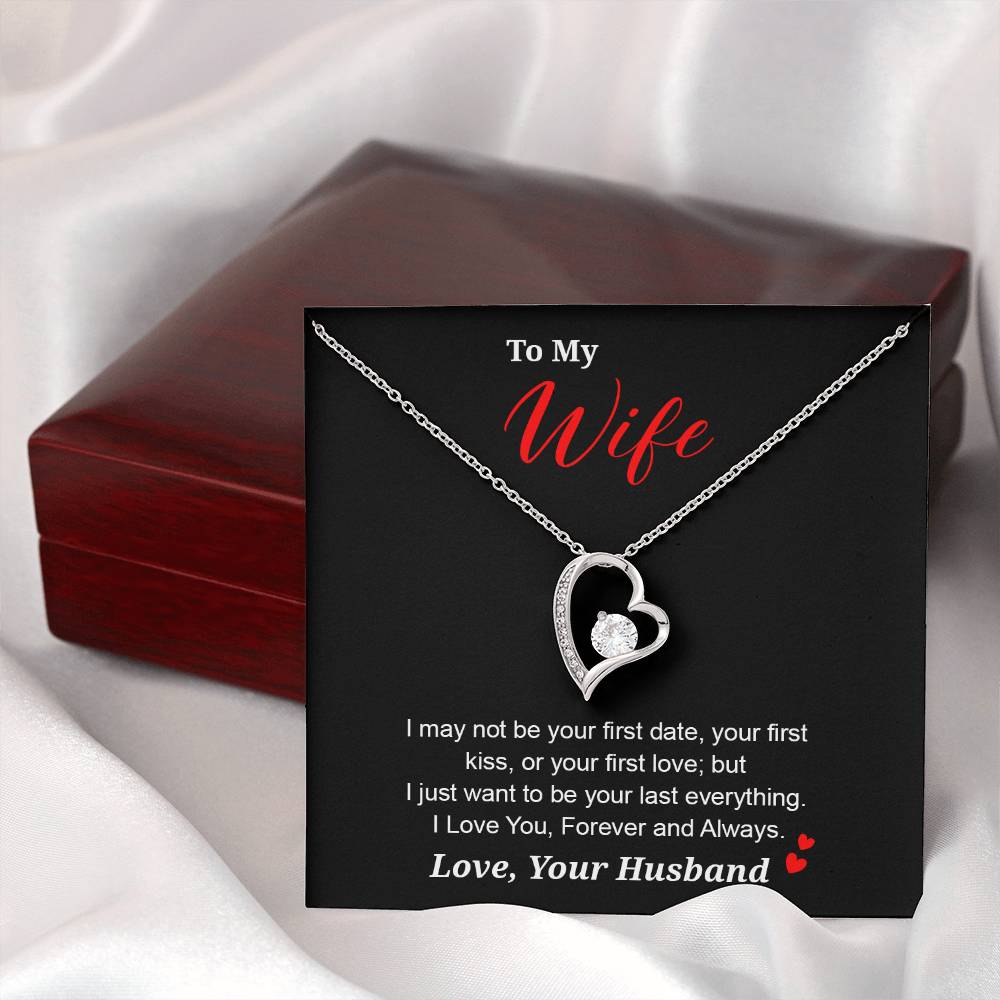 Wife Necklace Gift from Husband – Romantic Love Message