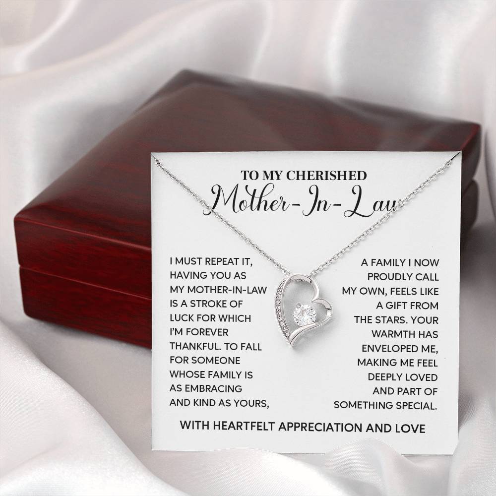 Heartfelt Mother-In-Law Gift from Bride with Appreciation Note