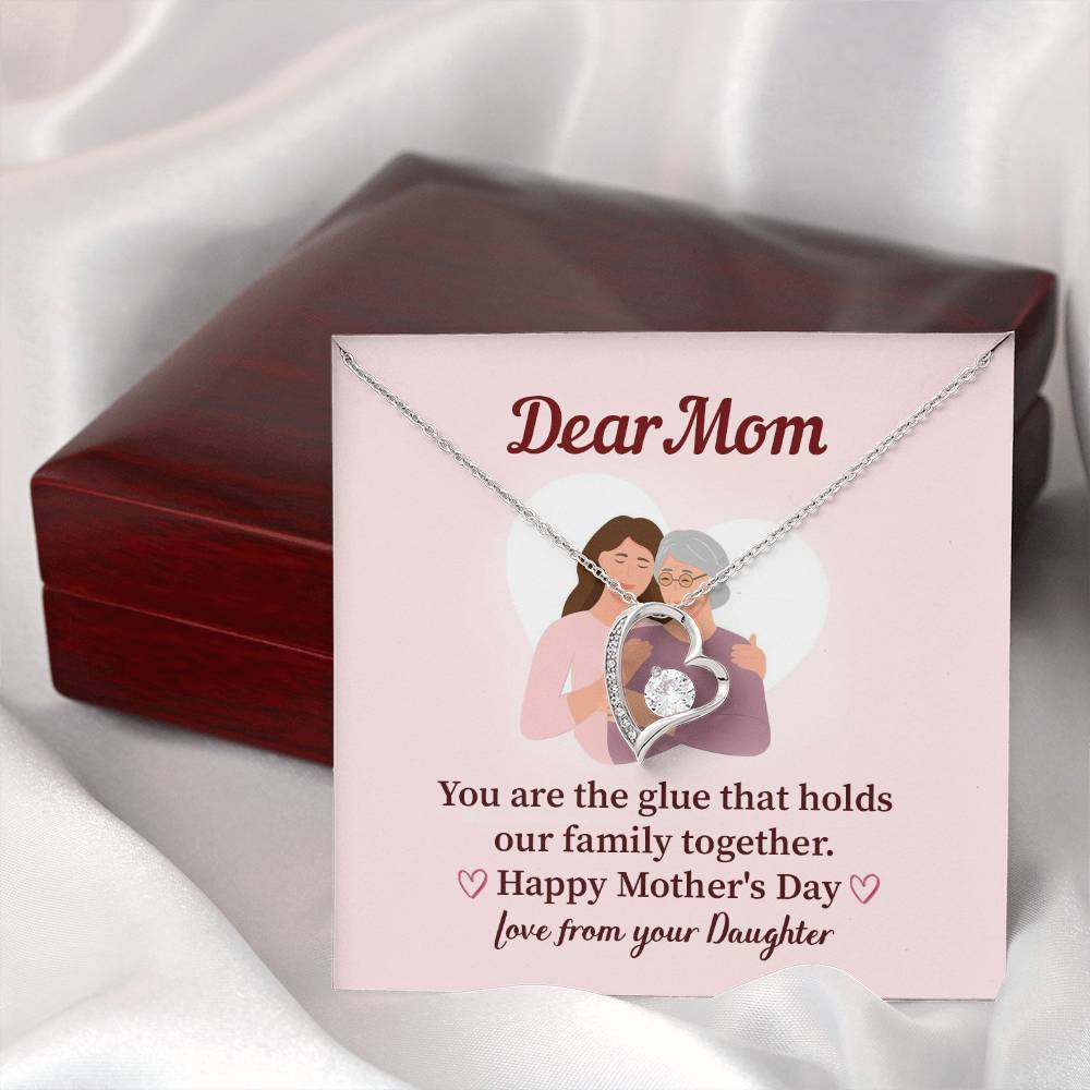 Mother Necklace Gift from Daughter With Gift Box