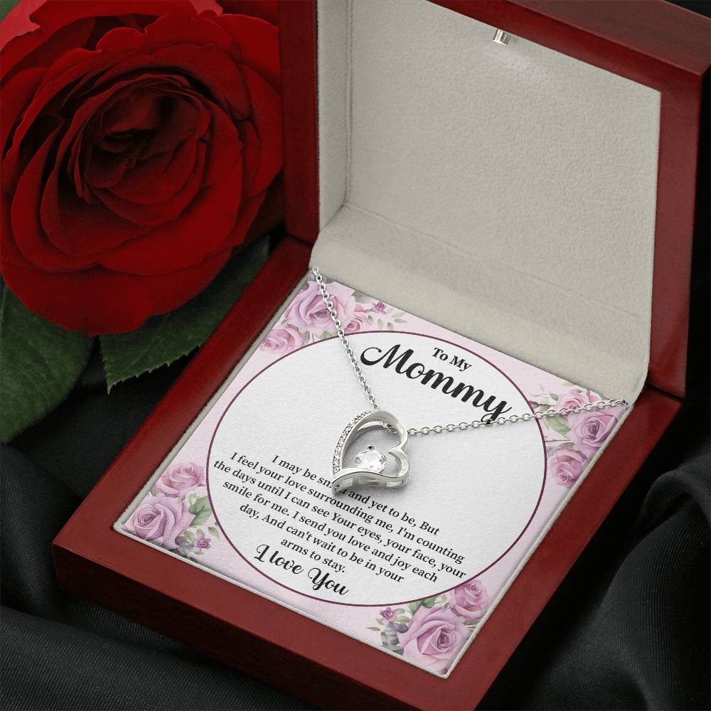 Mommy Necklace Gift from Bump with Message Card