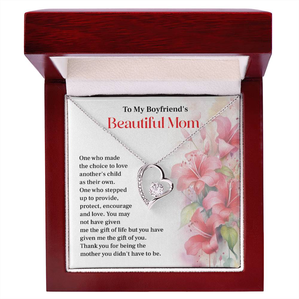 Beautiful Mom Necklace Gift from Boyfriend’s Partner