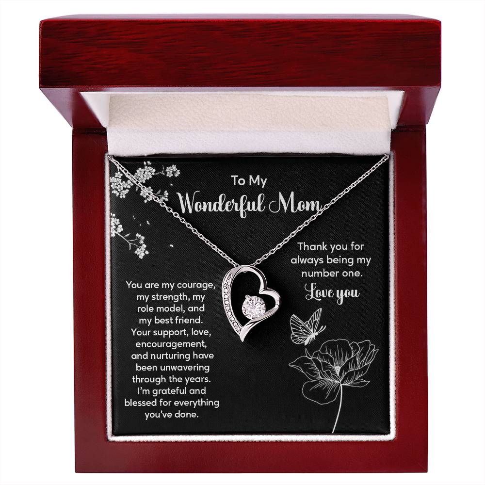 Mother's Day Gift from Daughter – Message Card Jewelry Box