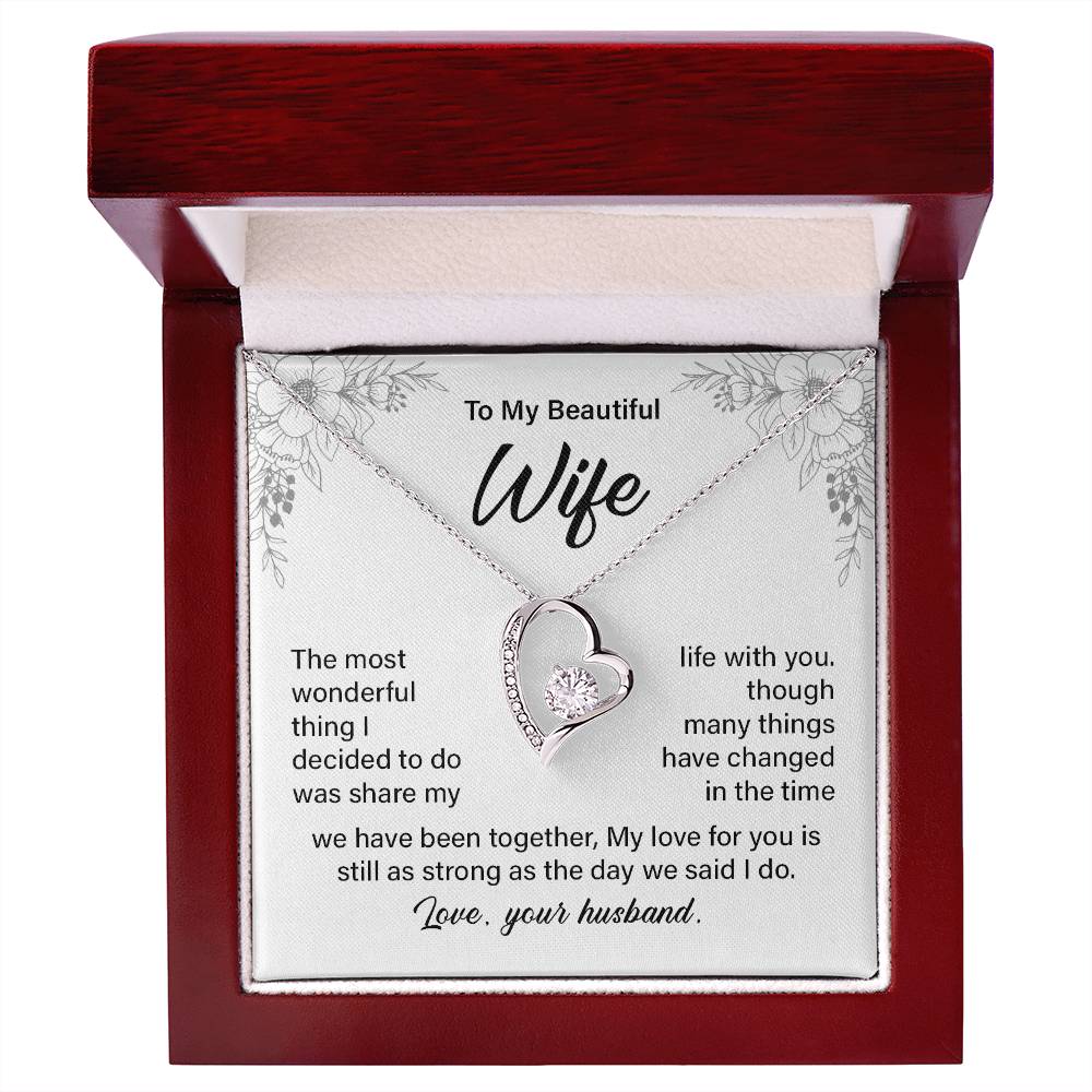 Romantic Gift for Wife from Husband with Love Note