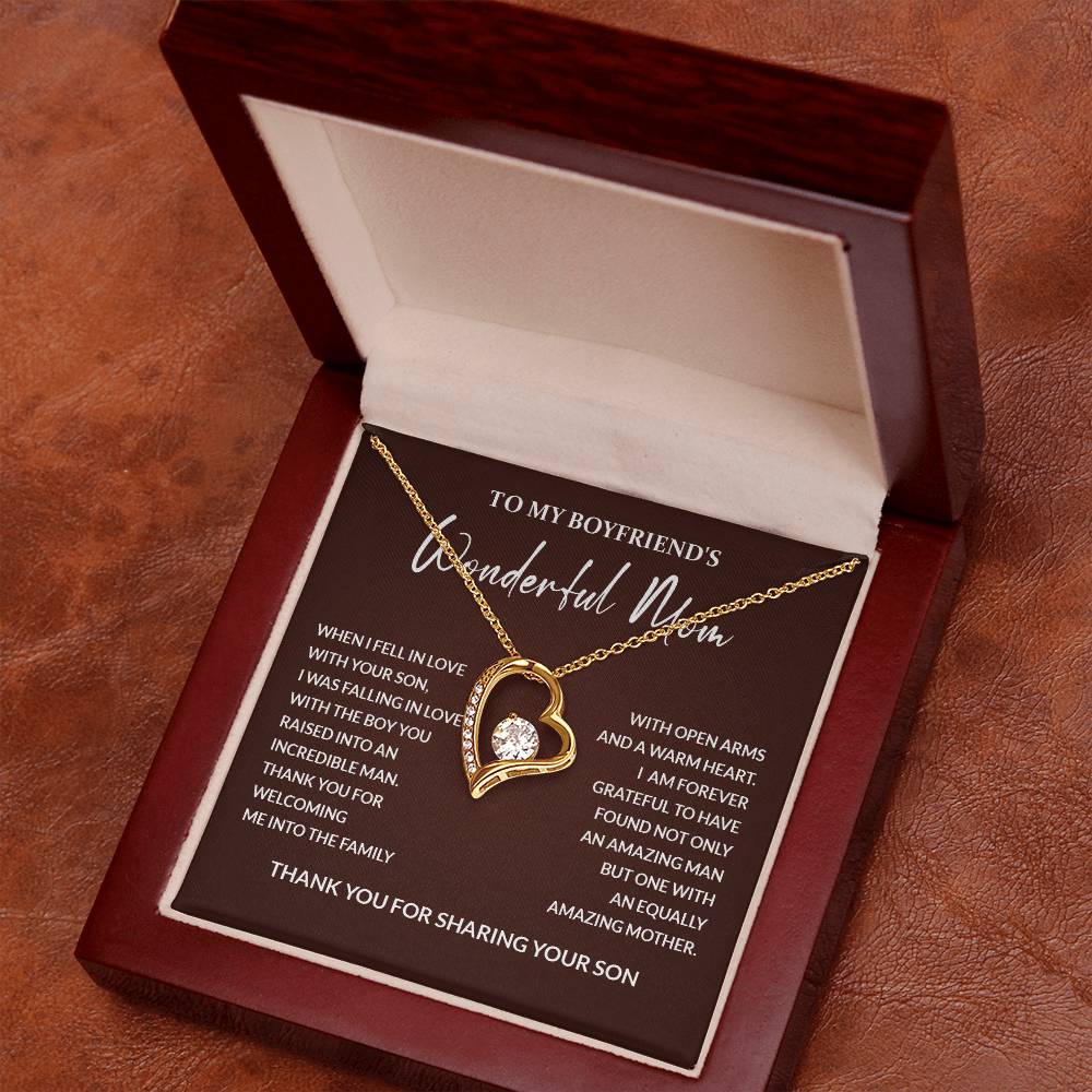 Boyfriend’s Mom Gift – Thank You for Raising an Amazing Son