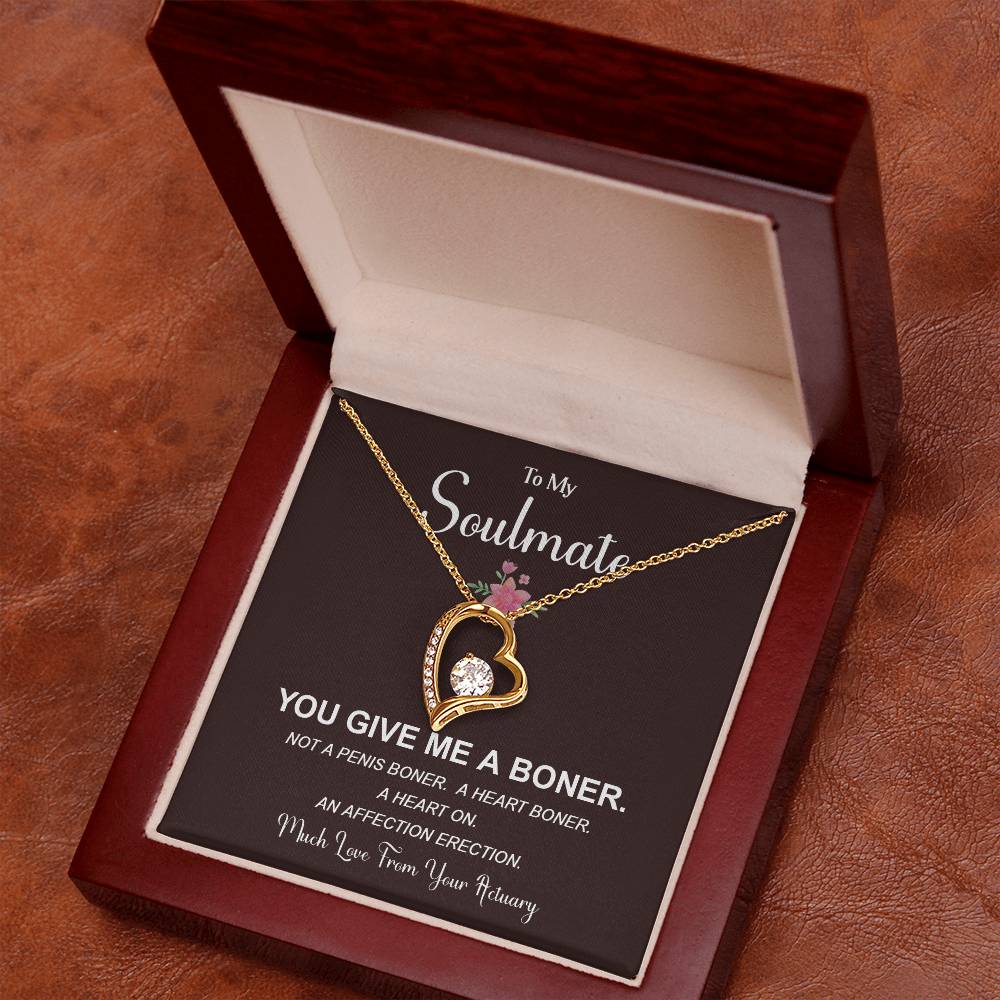 Funny Soulmate Necklace Gift from Actuary