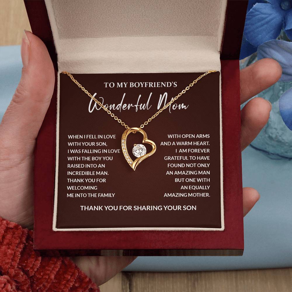 Boyfriend’s Mom Gift – Thank You for Raising an Amazing Son