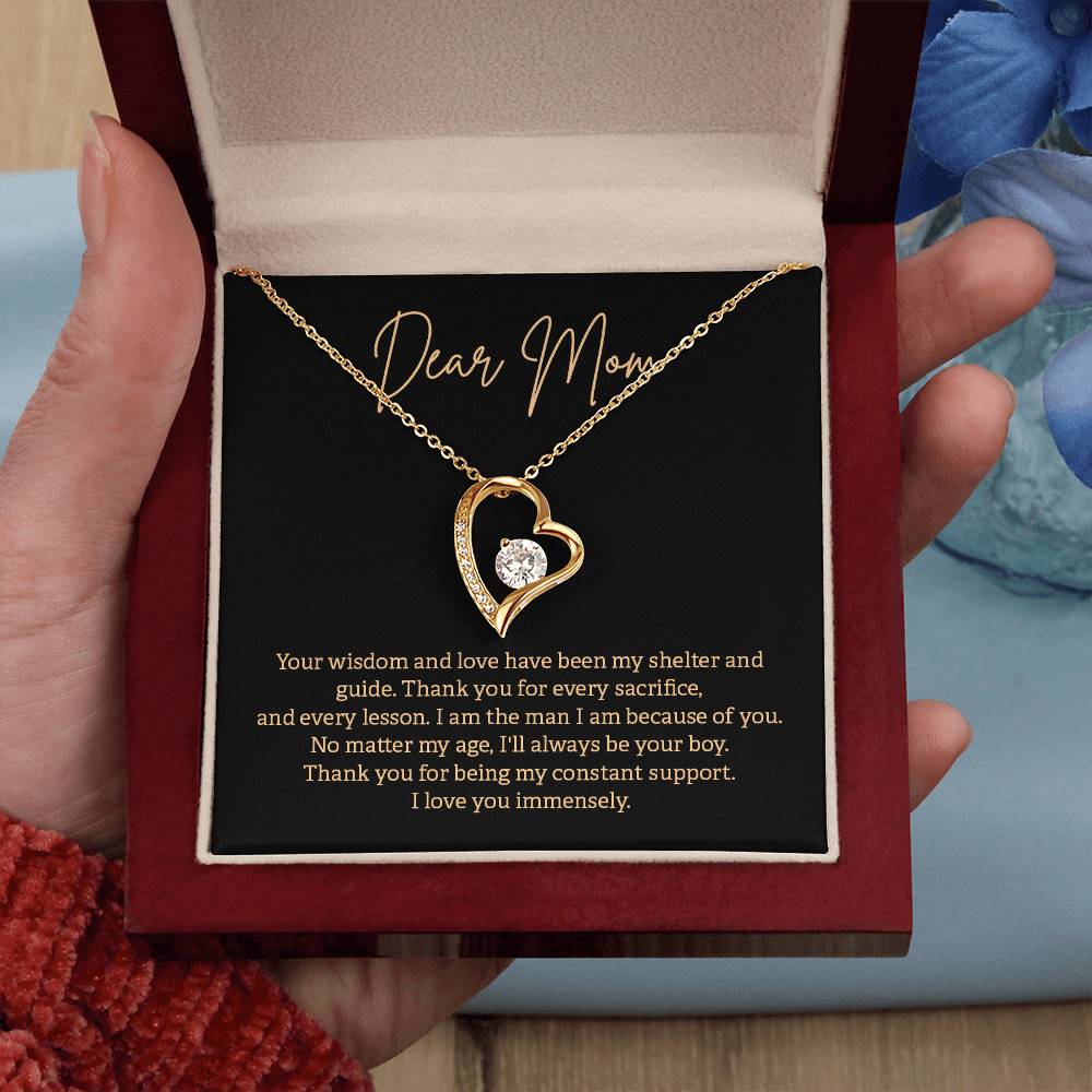 Mom Necklace from Son – Love and Gratitude Gift