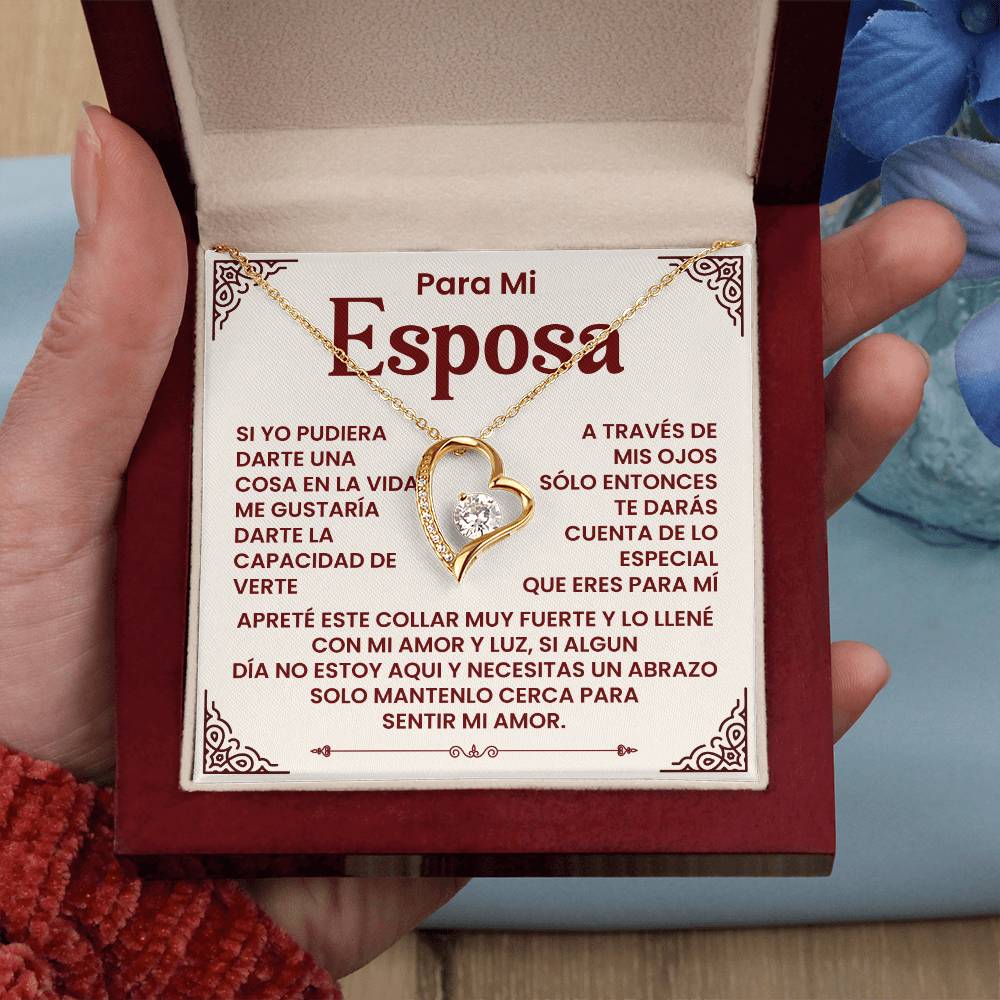 Para Mi Esposa - Un Collar Lleno De Amor, Luz Y Un Abrazo Que Siempre Te Acompaña