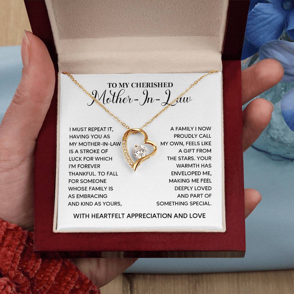Heartfelt Mother-In-Law Gift from Bride with Appreciation Note