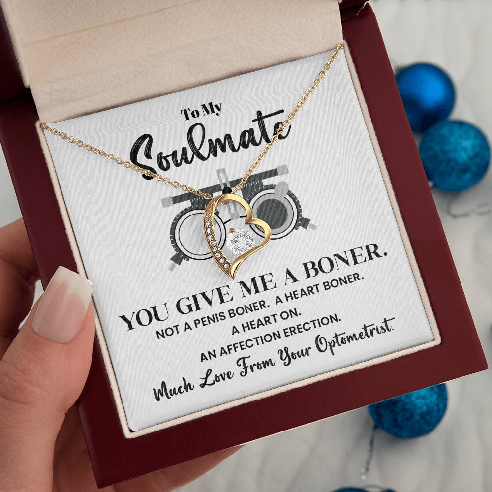 Funny Optometrist Necklace Gift for Soulmate