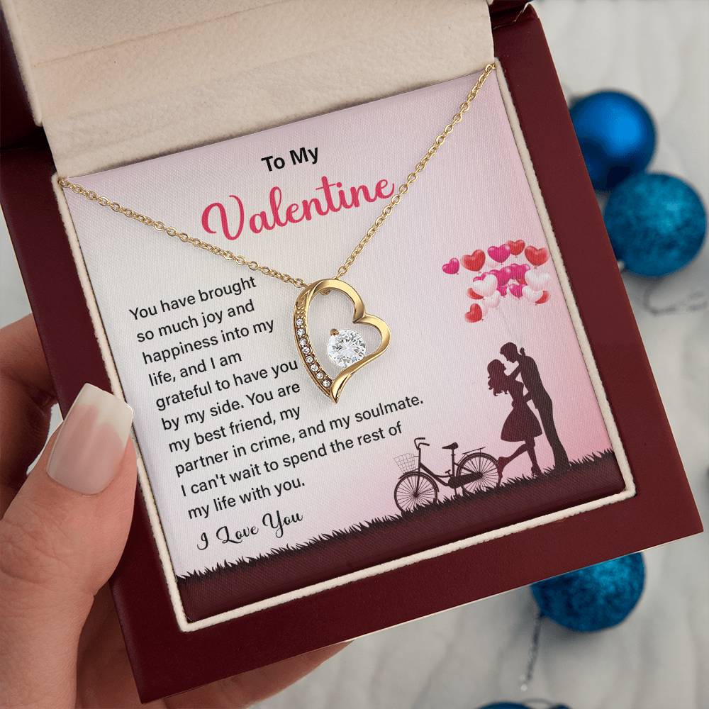 Valentine’s Heart Necklace Gift for Soulmate