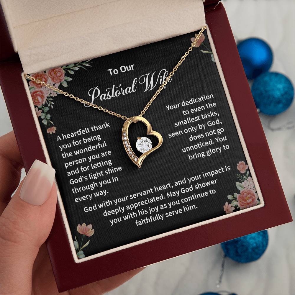 Christian Necklace Gift for Pastoral Wife – With Message Card