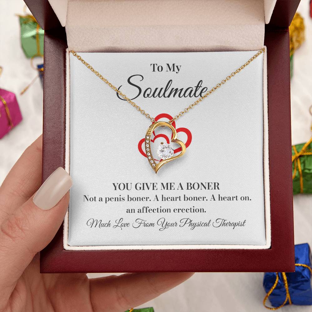 Romantic Necklace Gift for Soulmate from Physical Therapist