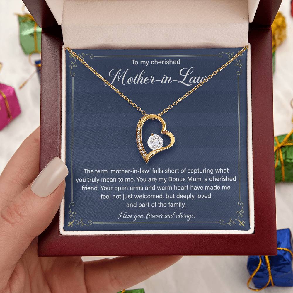 Jewelry Gift for Special Mother-in-law With Message Card