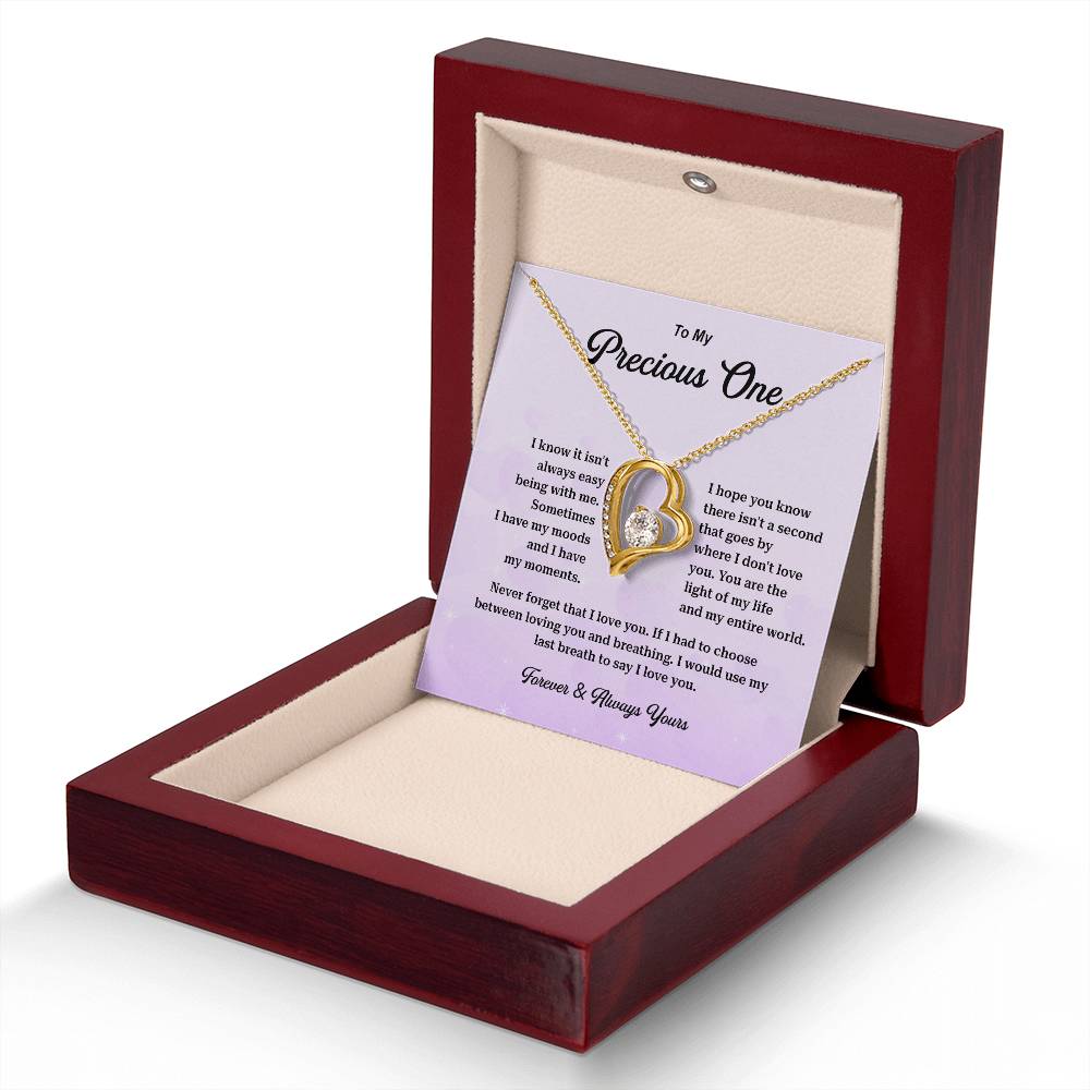 Precious One Necklace Gift with Love Message Box