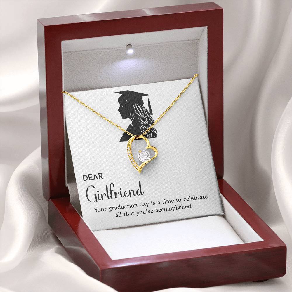 Graduation Necklace Gift for Girlfriend Achiever