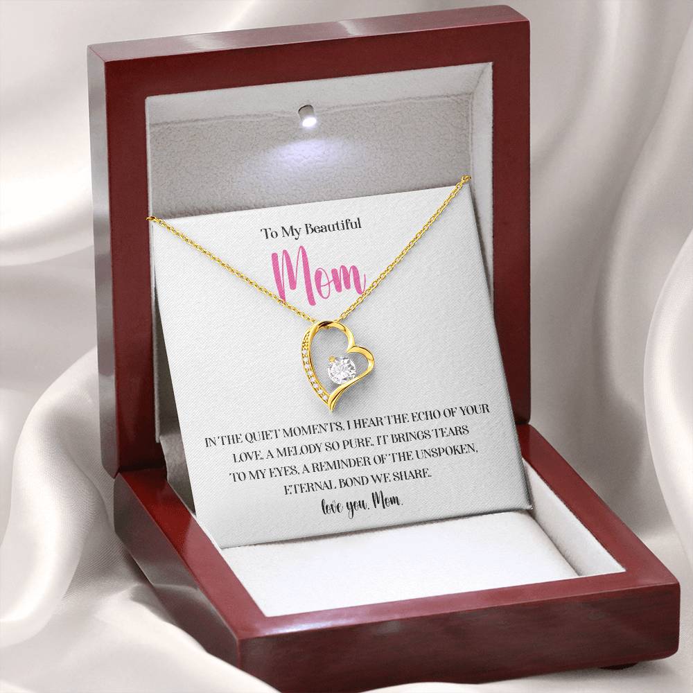 Necklace for Mom With Heartfelt Message Card & Gift Box