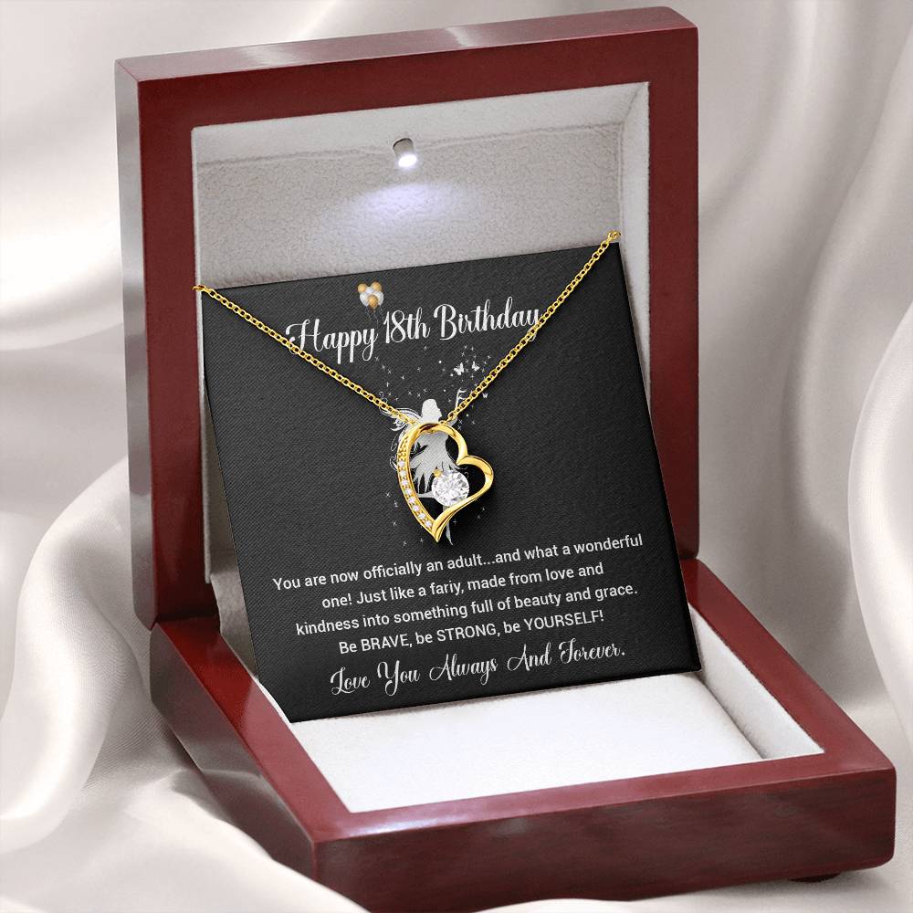18th Birthday Necklace Gift for Girl – Fairy-Inspired Jewelry Box