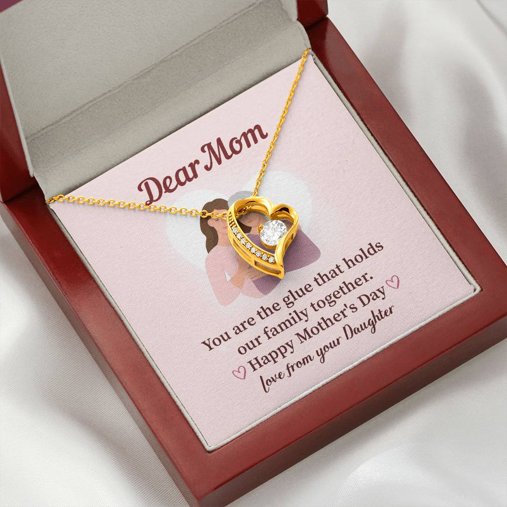 Mother Necklace Gift from Daughter With Gift Box