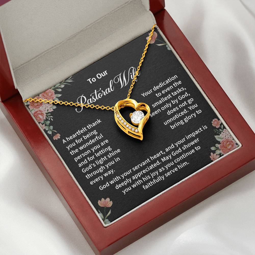 Christian Necklace Gift for Pastoral Wife – With Message Card