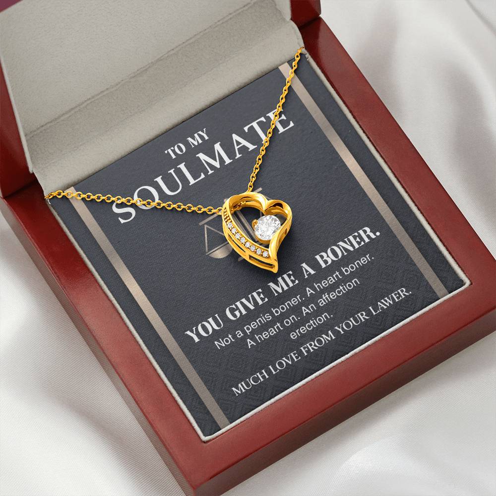 Funny Lawyer Necklace Gift for Soulmate Woman