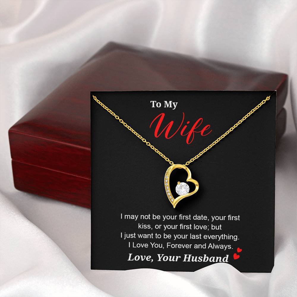 Wife Necklace Gift from Husband – Romantic Love Message