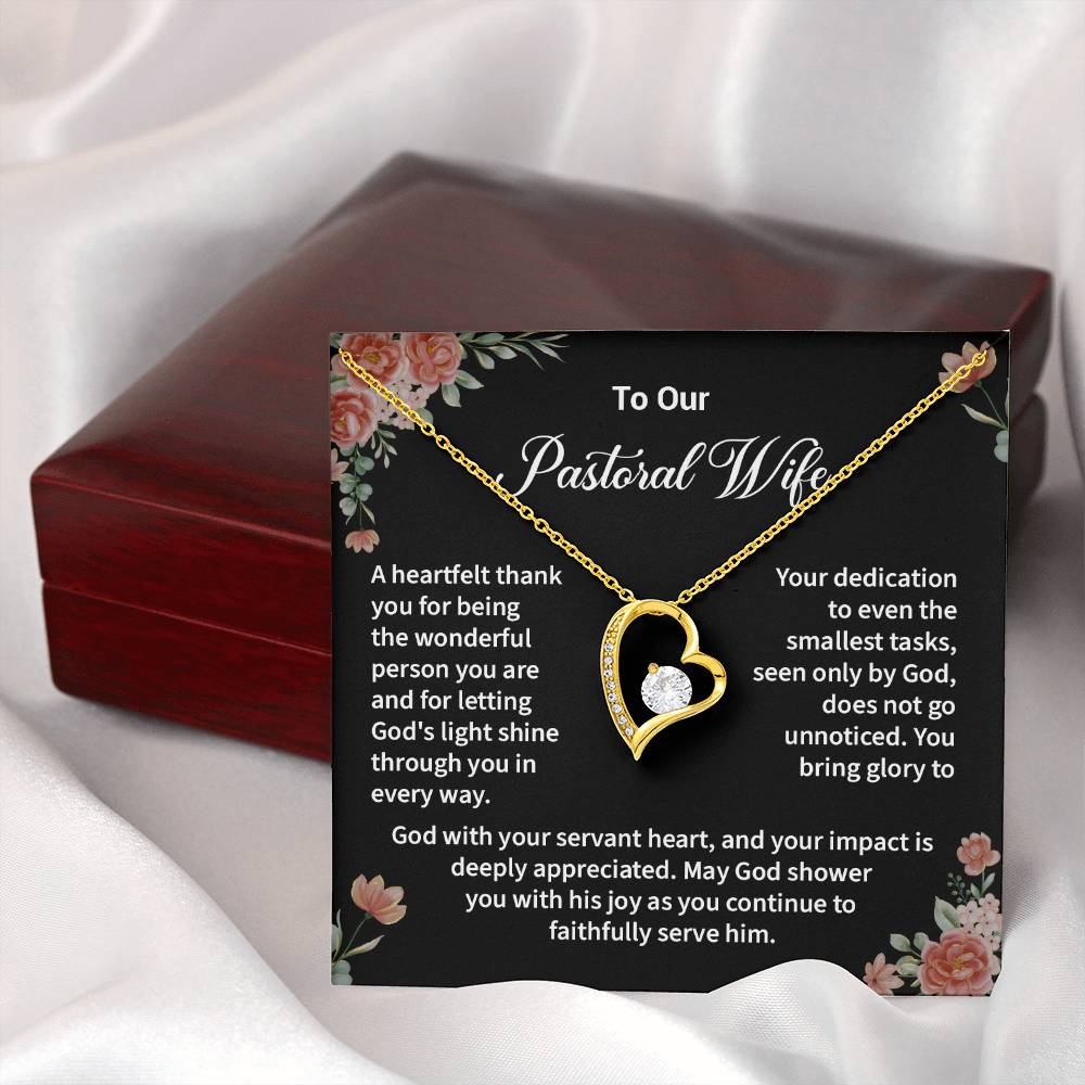 Christian Necklace Gift for Pastoral Wife – With Message Card