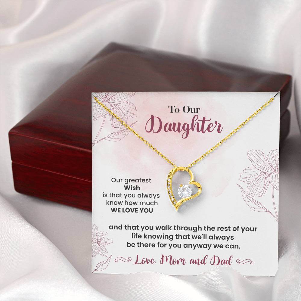 Daughter Gift from Mom and Dad – Love You Always Card