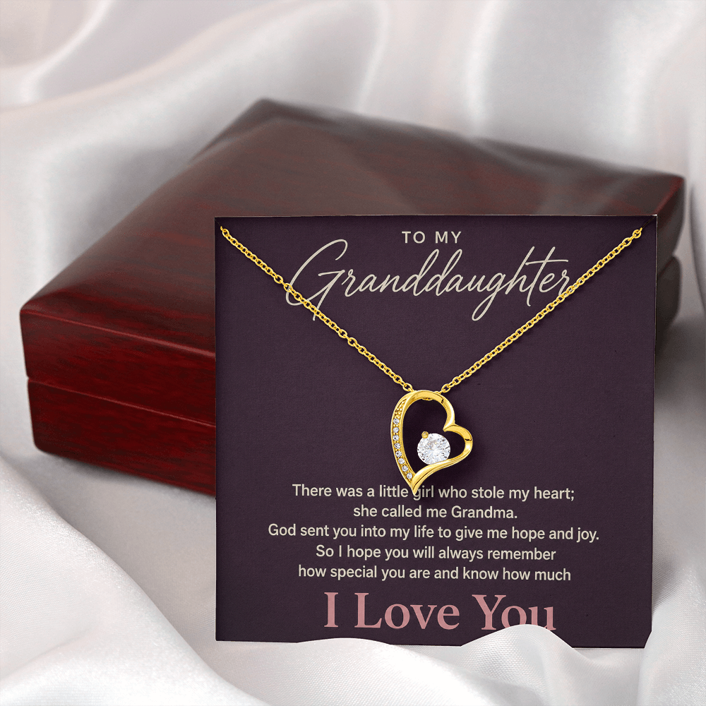To my granddaughter