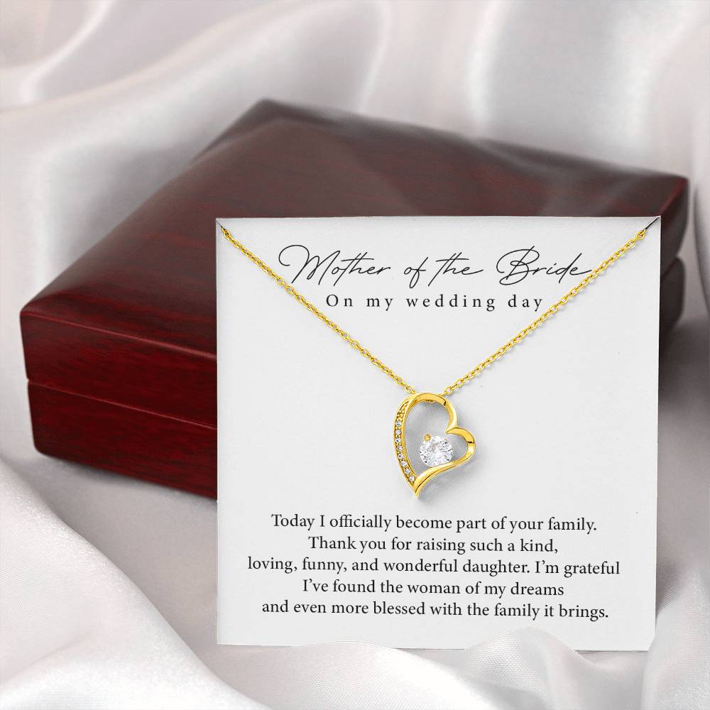 Wedding Gift for Mother of the Bride Necklace