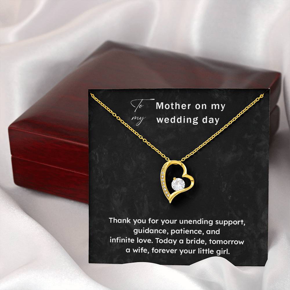 Bride to Mother Wedding Day Necklace Gift – Sentimental Message Box
