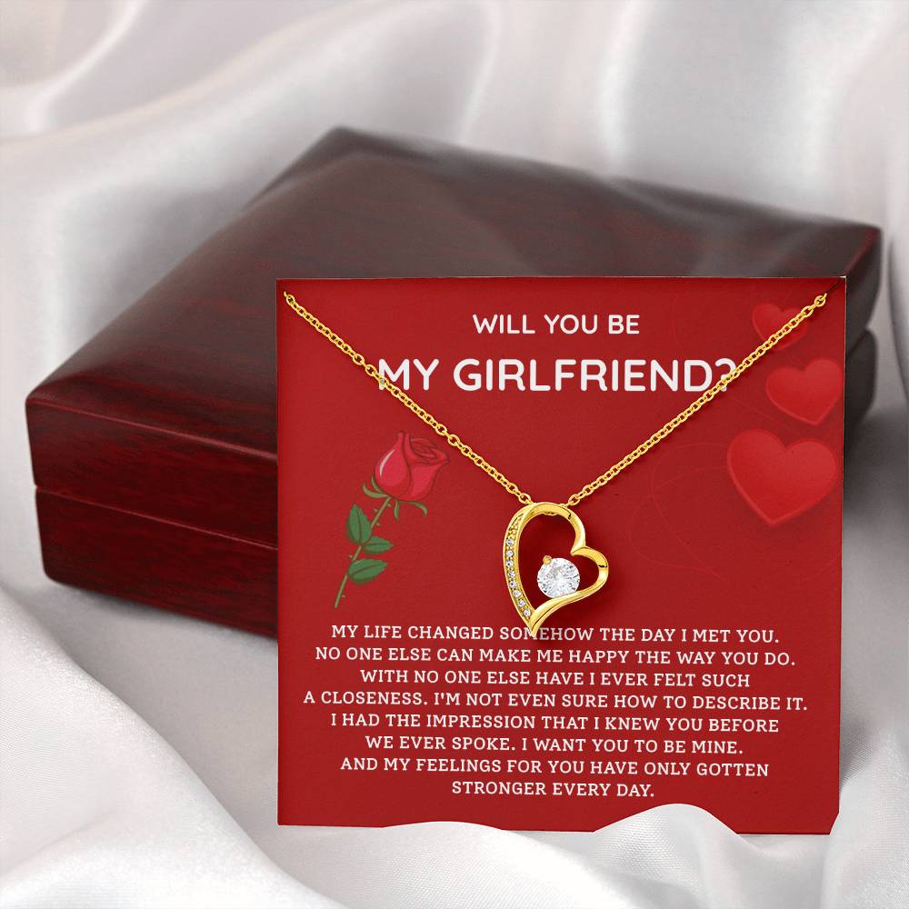 Will You Be My Girlfriend? - Romantic Proposal Gift, Heartfelt Love Message Keepsake, Celebrate New Beginnings Together
