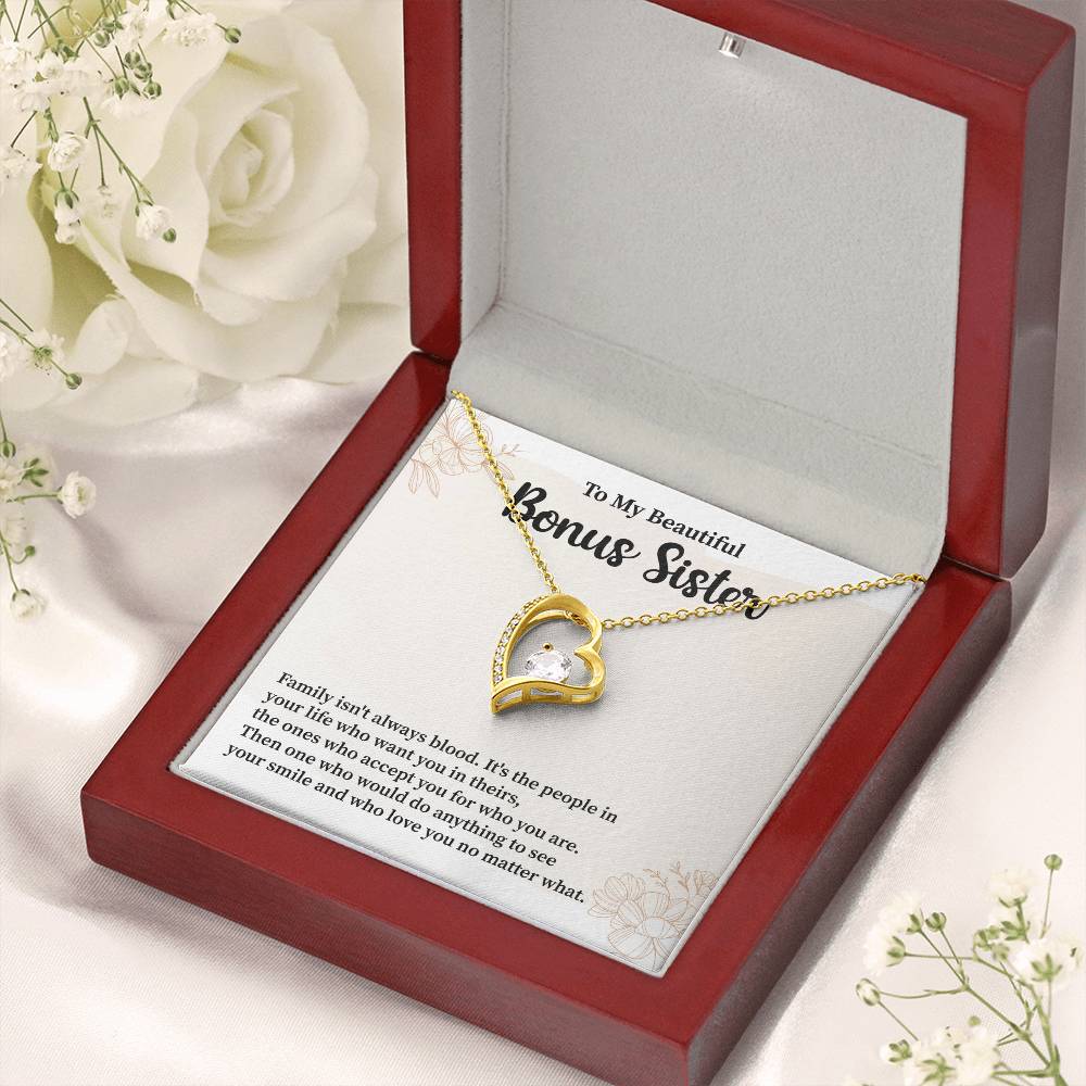 Bonus Sister Necklace Heartfelt Gift of Love